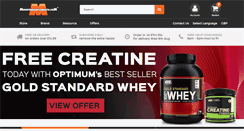 Desktop Screenshot of monstersupplements.com