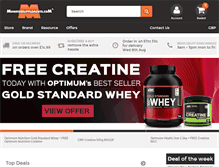 Tablet Screenshot of monstersupplements.com